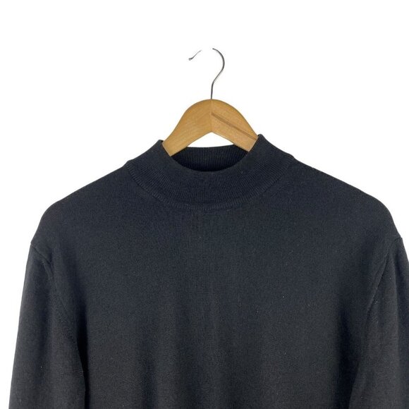 Harry Rosen Women's Vintage Wool Mock Neck Knit Sweater US XL - Picture 4 of 8